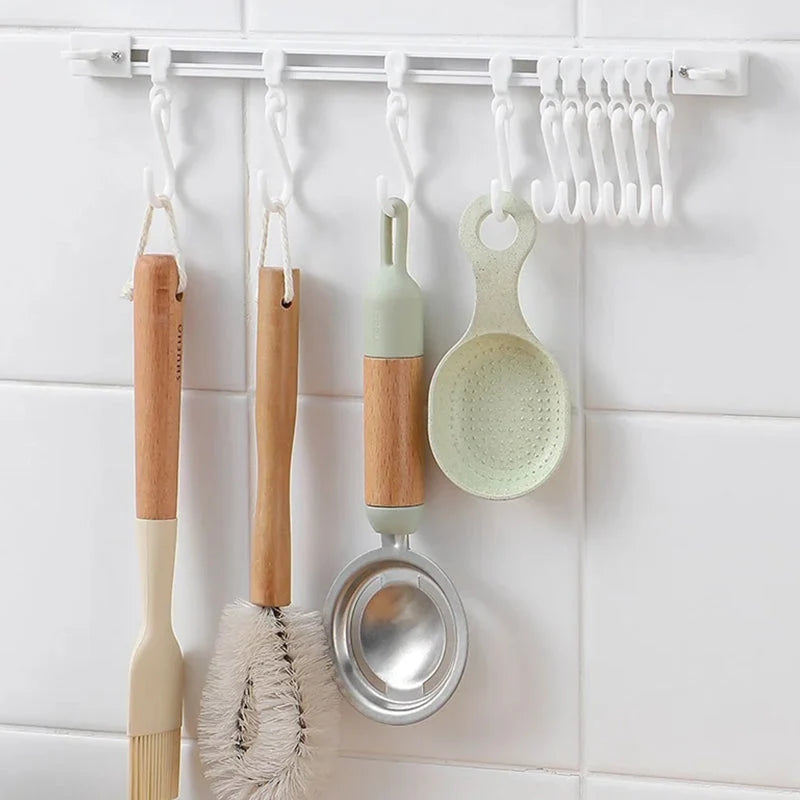 Cabinet Hooks Adjustable Sliding Drill-Free Installation