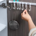 Cabinet Hooks Adjustable Sliding Drill-Free Installation