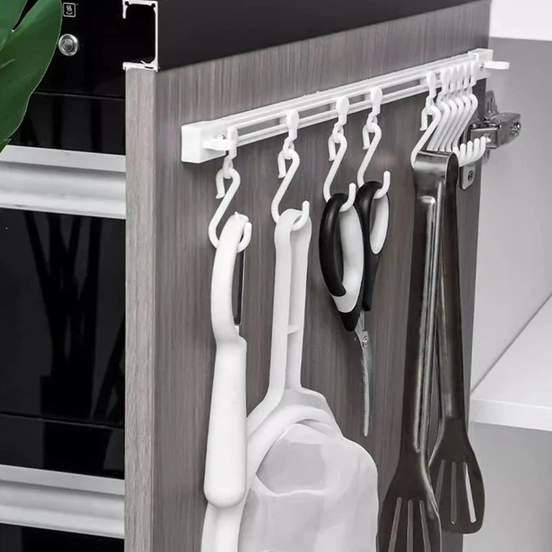 Cabinet Hooks Adjustable Sliding Drill-Free Installation