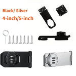 Cabinet Lock 3-Digit Combination Zinc Alloy Pry-Proof