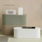 Cable Management Box Power Strip & Charger Storage