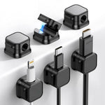 Cable Management Clips Magnetic Adhesive Set of 12