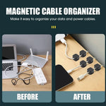 Cable Management Clips Magnetic Adhesive Set of 12