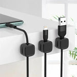 Cable Management Clips Magnetic Adhesive Set of 12