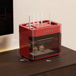Cable Organizer Box Double-Layer Rolling Wheels