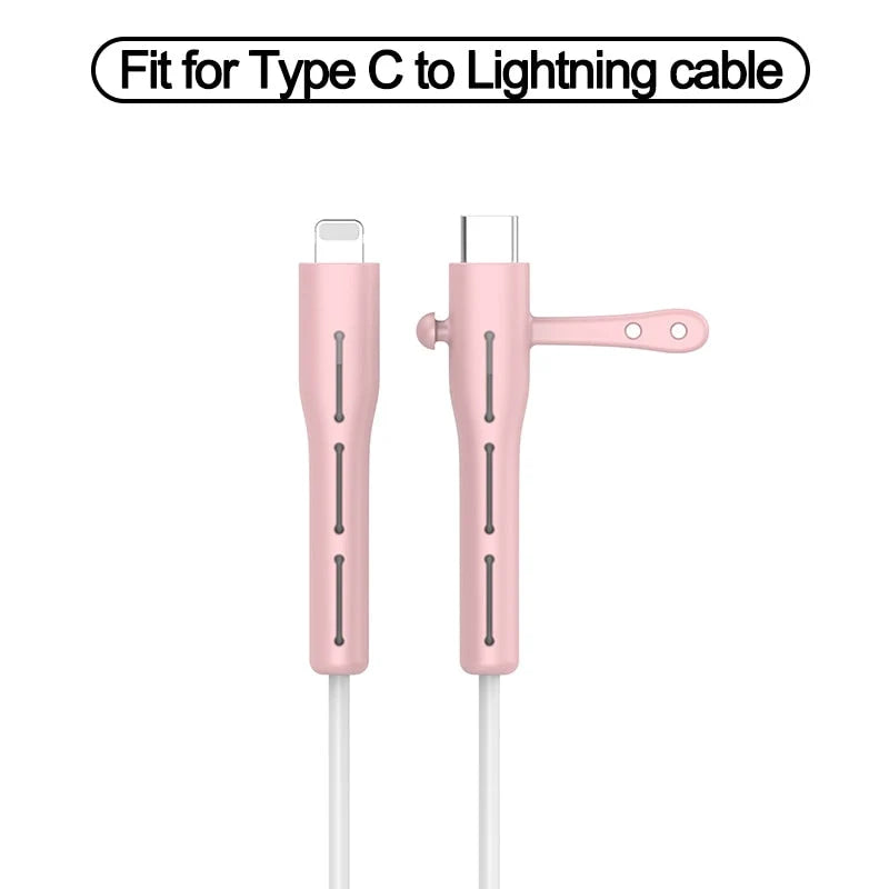 Cable Organizer Clip Soft Silicone Tangle-Free 1.5 Inch