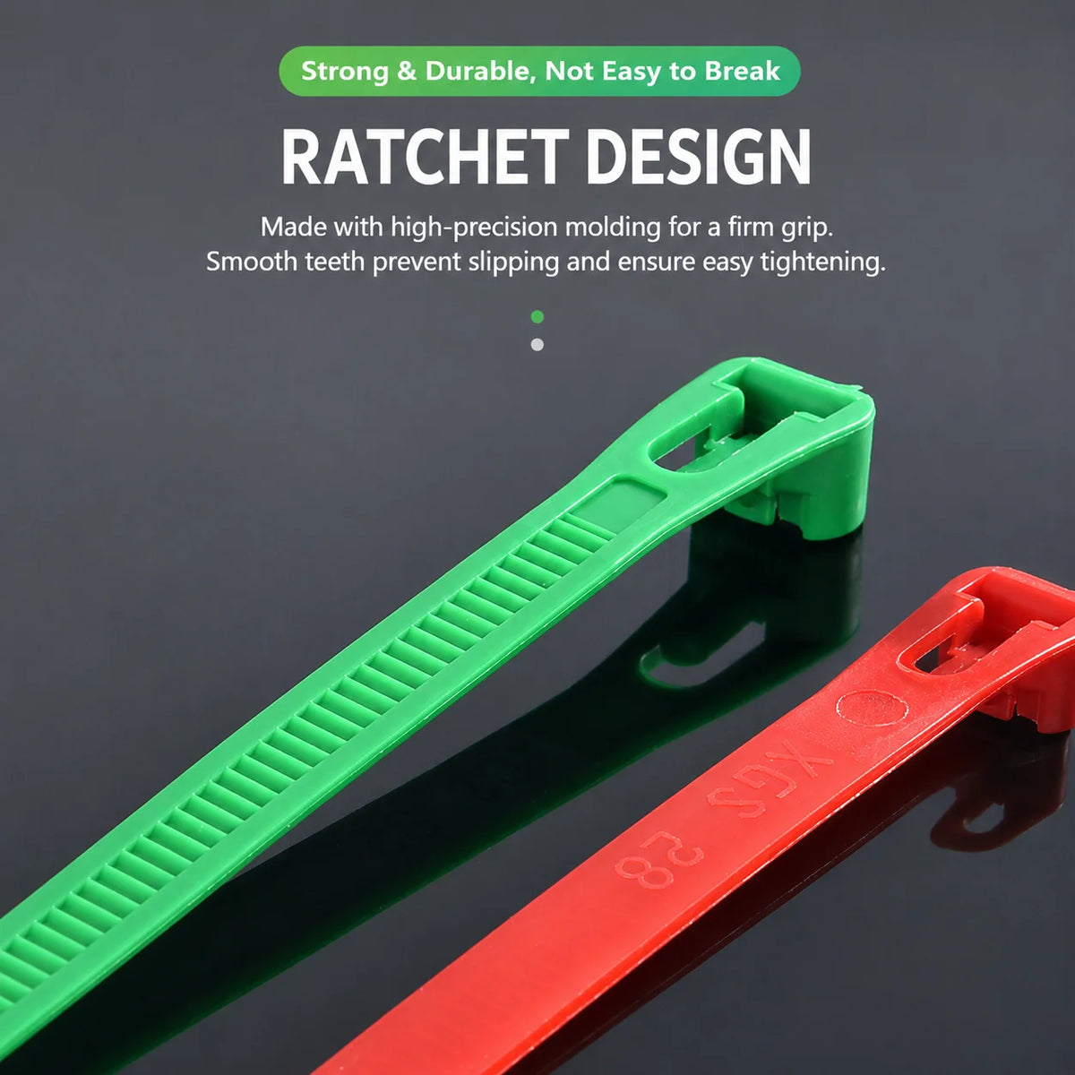 Cable Ties Nylon Reusable Self-Locking