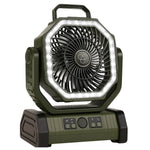 Camping Fan 3-in-1 LED Light & USB Power Bank