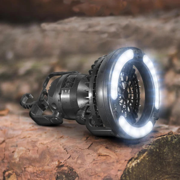 Camping Fan LED Light Battery Powered