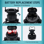 Camping Fan LED Light Battery Powered