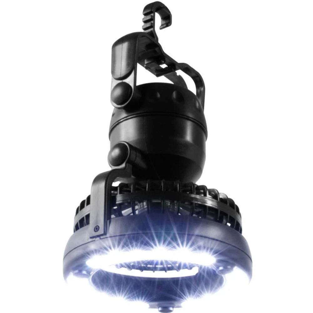 Camping Fan LED Light Battery Powered