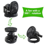 Camping Fan LED Light Battery Powered