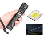 Camping Flashlight 7000 Lumens Zoomable USB Rechargeable