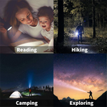 Camping Flashlight 7000 Lumens Zoomable USB Rechargeable