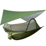 Camping Hammock Integrated Mosquito Net Parachute Nylon 400 Lb