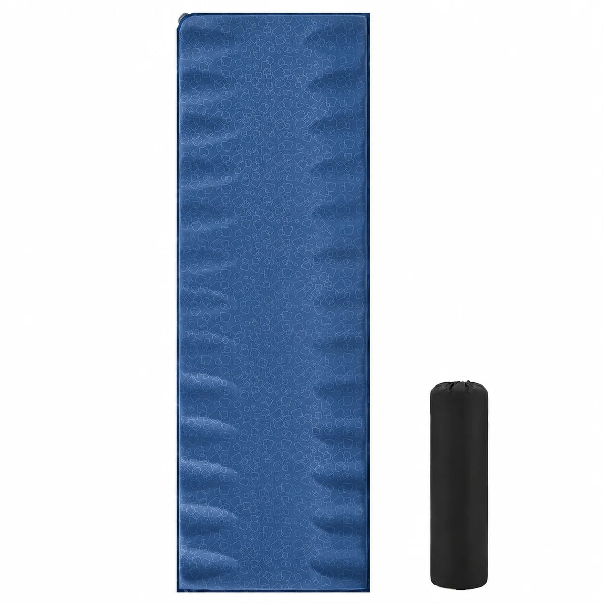 Camping Sleeping Pad Self-Inflating Contoured R-Value 4.2