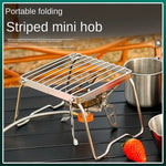 Camping Stove Rack Stainless Steel Foldable