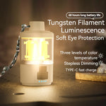 Camping Table Lamp Stepless Dimming Adjustable Color Temp USB-C