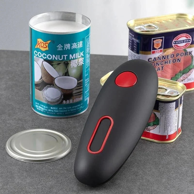 Can Opener One-Touch Battery-Powered Smooth Safe Edge