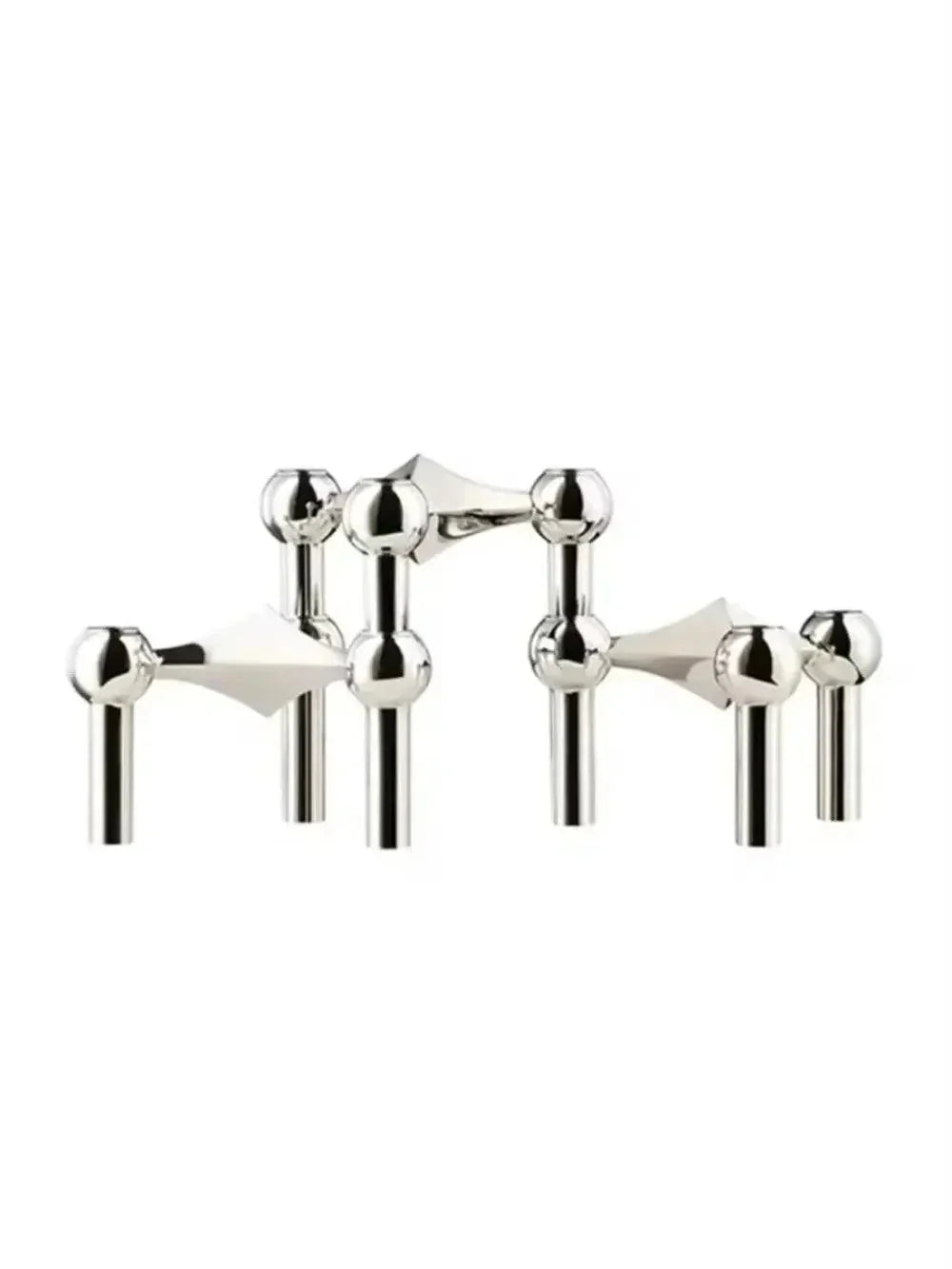 Candle Holder Modular Coated Steel Sculptural Design