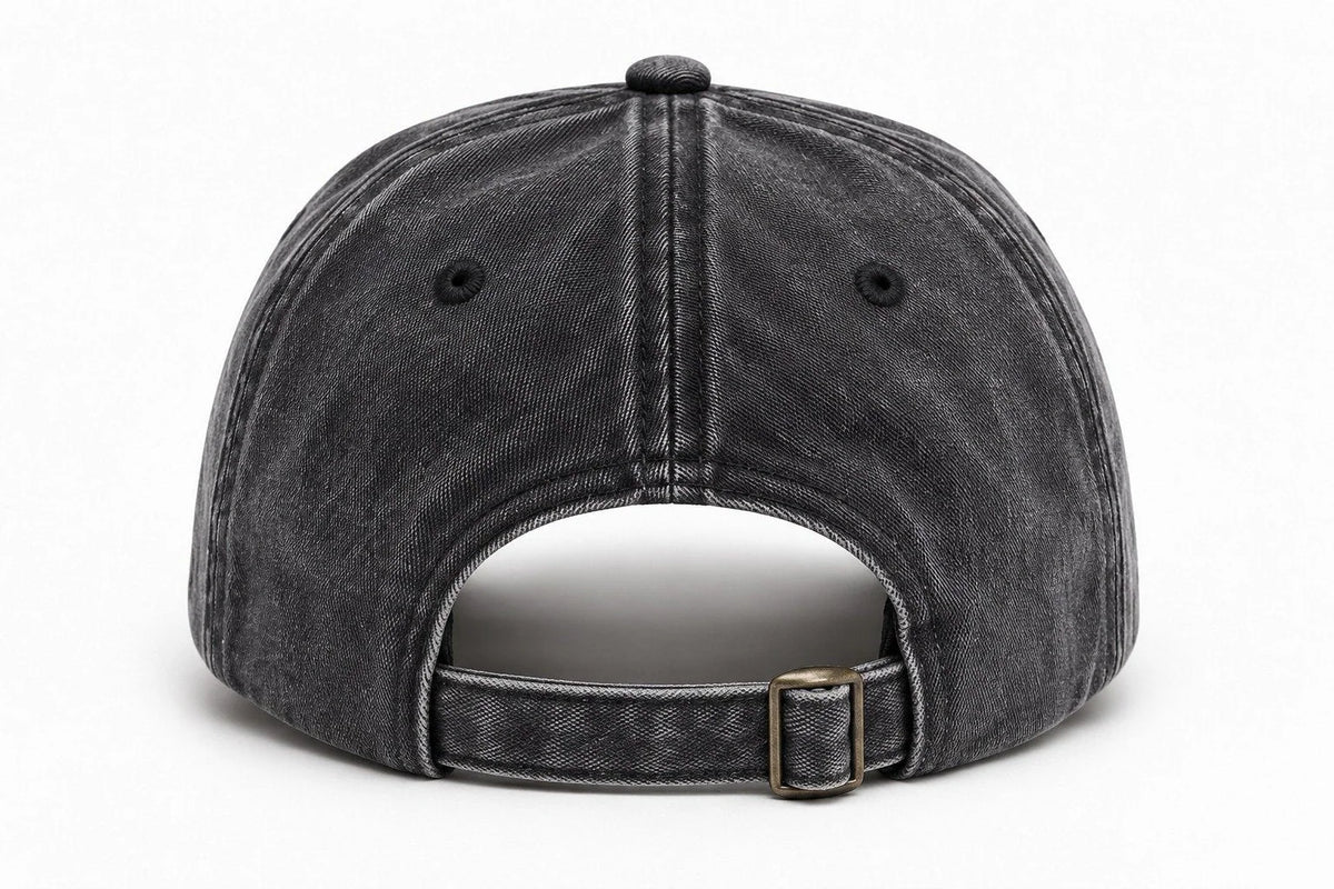 Cap Jerusalem Cross Graphic Washed Cotton Adjustable Buckle Closure