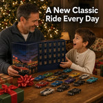 Car Advent Calendar 24 Classic American Miniatures