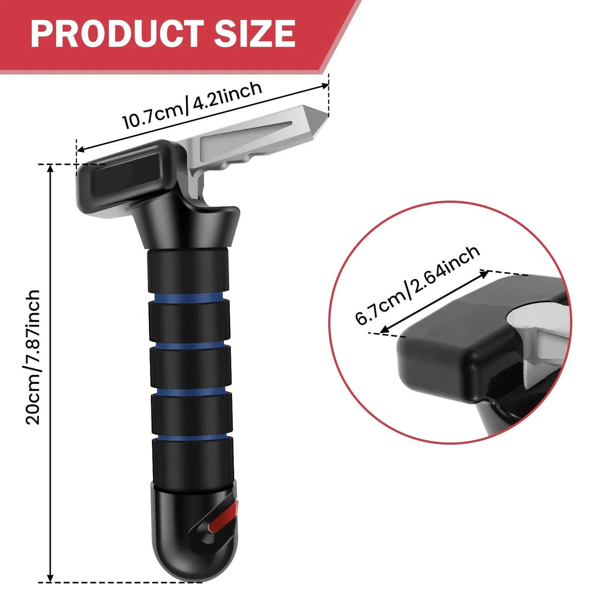 Car Assist Handle 400 lb Capacity & Foam Grip