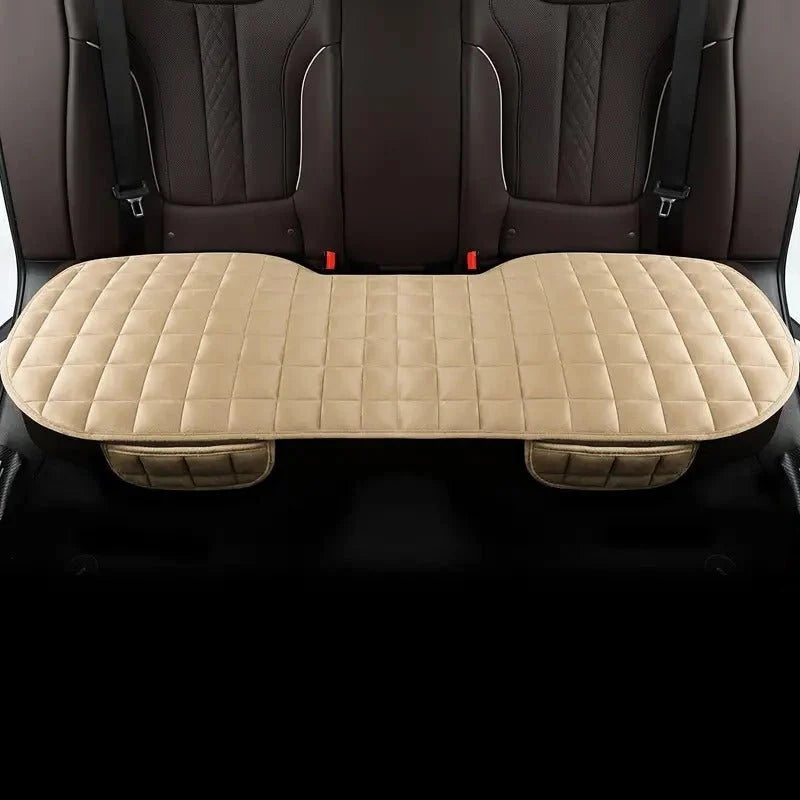 Car Back Seat Cushion Cotton Velvet Non-Slip Base