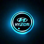 Car Coaster Set 2-Piece LED Motion-Activated USB-Rechargeable