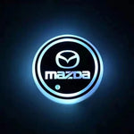 Car Coaster Set 2-Piece LED Motion-Activated USB-Rechargeable