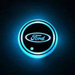 Car Coaster Set 2-Piece LED Motion-Activated USB-Rechargeable