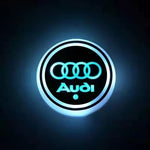 Car Coaster Set 2-Piece LED Motion-Activated USB-Rechargeable