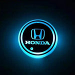 Car Coaster Set 2-Piece LED Motion-Activated USB-Rechargeable