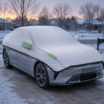 Car Cover PEVA Full-Vehicle Winter Protection 10 Elastic Straps