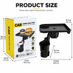 Car Cup Holder Tray 360° Rotating Extra Cup Holder