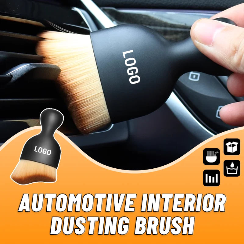 Car Detailing Brush Soft Bristles Non-Slip Grip Wet & Dry Use