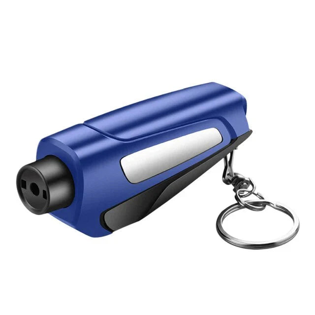 Car Emergency Hammer Steel Impact Tip Seatbelt Cutter Mountable