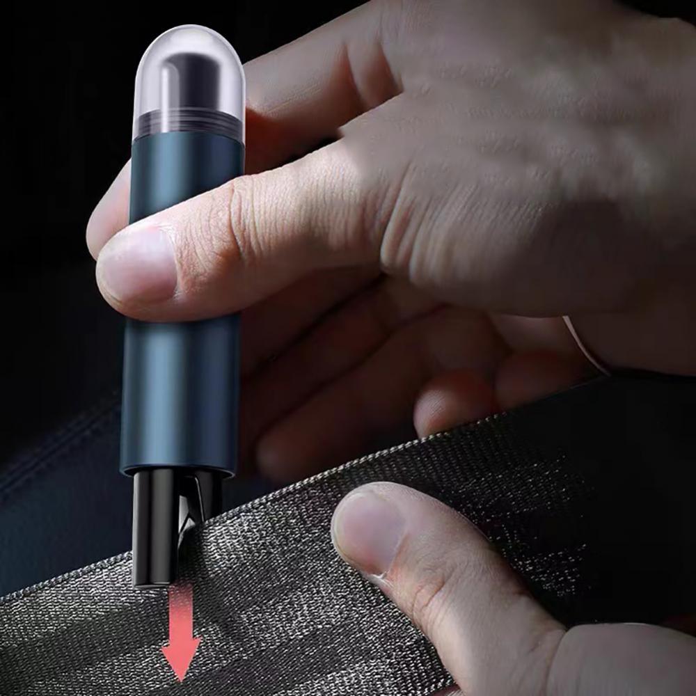 Car Escape Tool Tungsten Tip & Seatbelt Cutter Keychain
