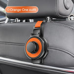 Car Headrest Hook 3-In-1 Tool-Free Universal