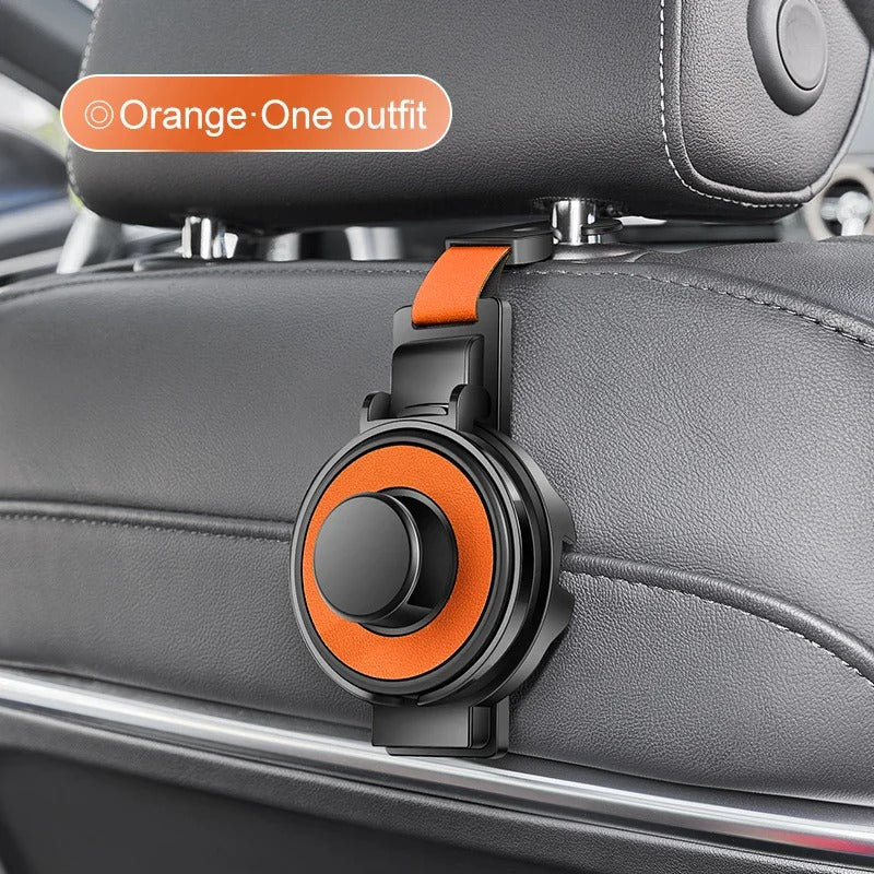 Car Headrest Hook 3-In-1 Tool-Free Universal
