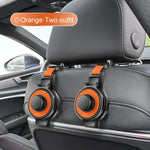 Car Headrest Hook 3-In-1 Tool-Free Universal