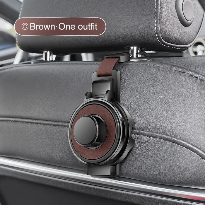 Car Headrest Hook 3-In-1 Tool-Free Universal