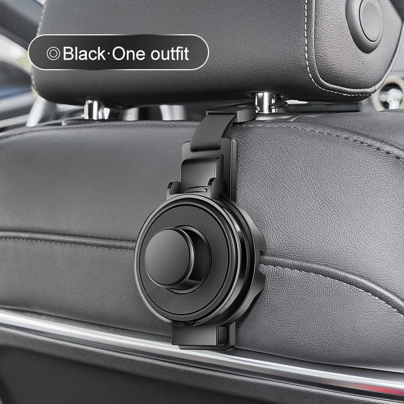 Car Headrest Hook 3-In-1 Tool-Free Universal