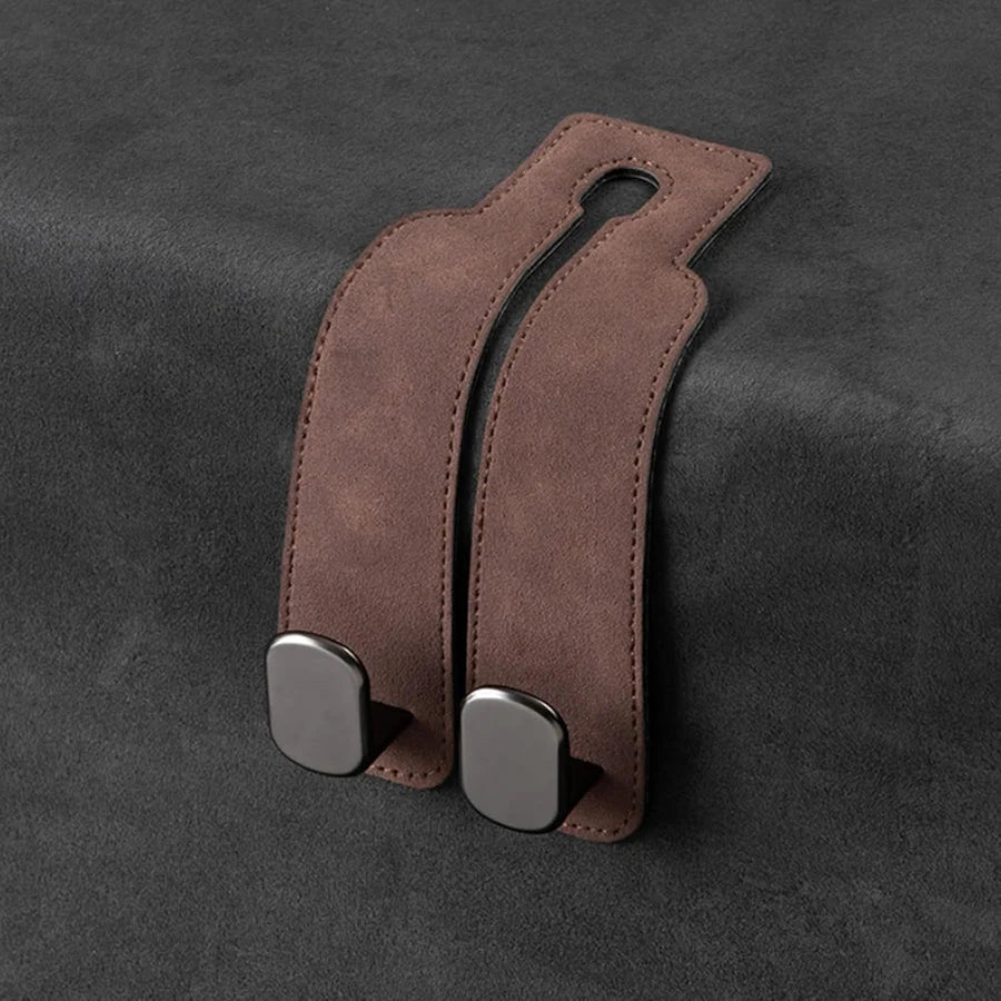 Car Headrest Hooks 2-Pack Rotating 30 lb Capacity