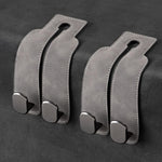 Car Headrest Hooks 2-Pack Rotating 30 lb Capacity