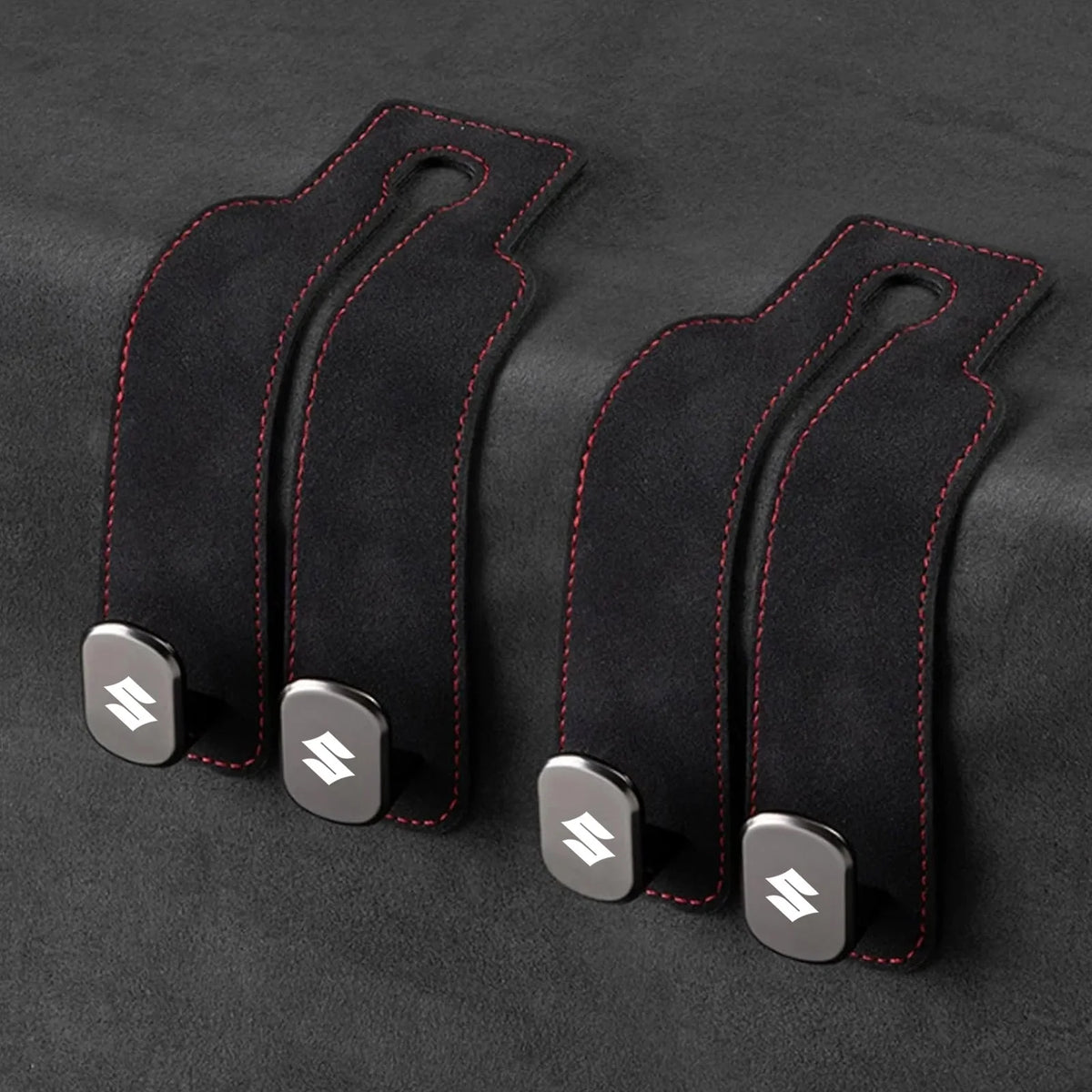 Car Headrest Hooks 2-Pack Rotating 30 lb Capacity