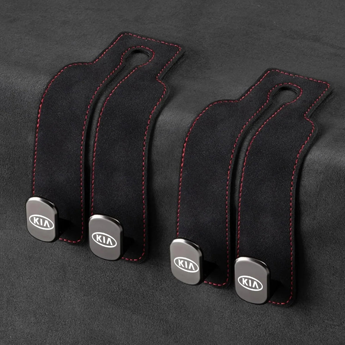 Car Headrest Hooks 2-Pack Rotating 30 lb Capacity