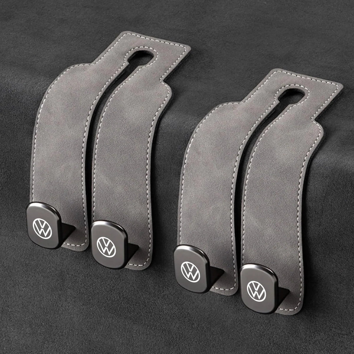 Car Headrest Hooks 2-Pack Rotating 30 lb Capacity