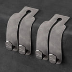 Car Headrest Hooks 2-Pack Rotating 30 lb Capacity