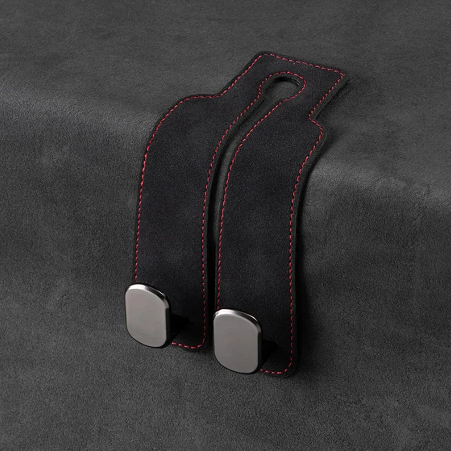Car Headrest Hooks 2-Pack Rotating 30 lb Capacity